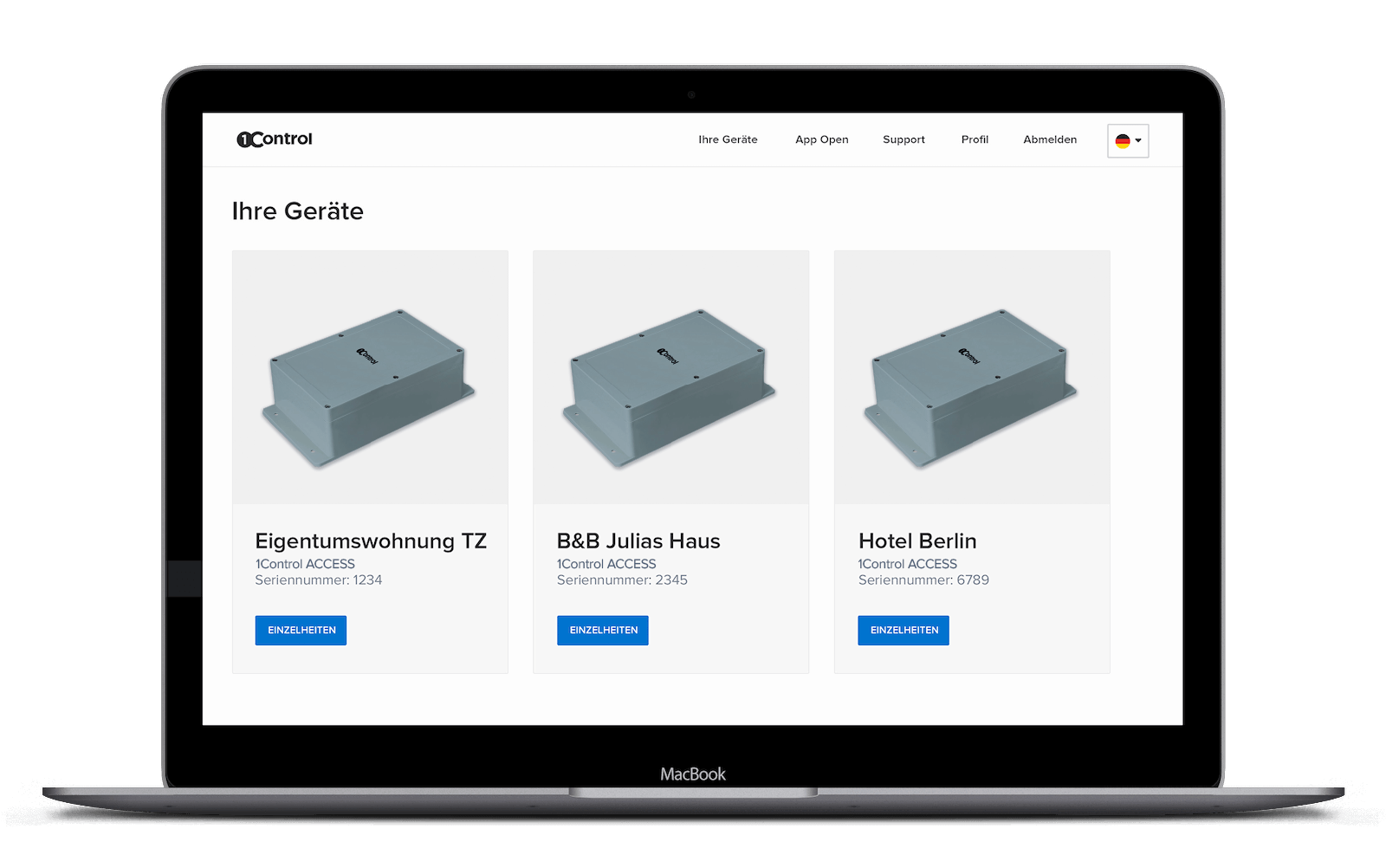 Coworking ohne Personal: Mitglied &ouml;ffnet den Eingang per Smartphone mit dem Zutrittssystem 1Control ACCESS