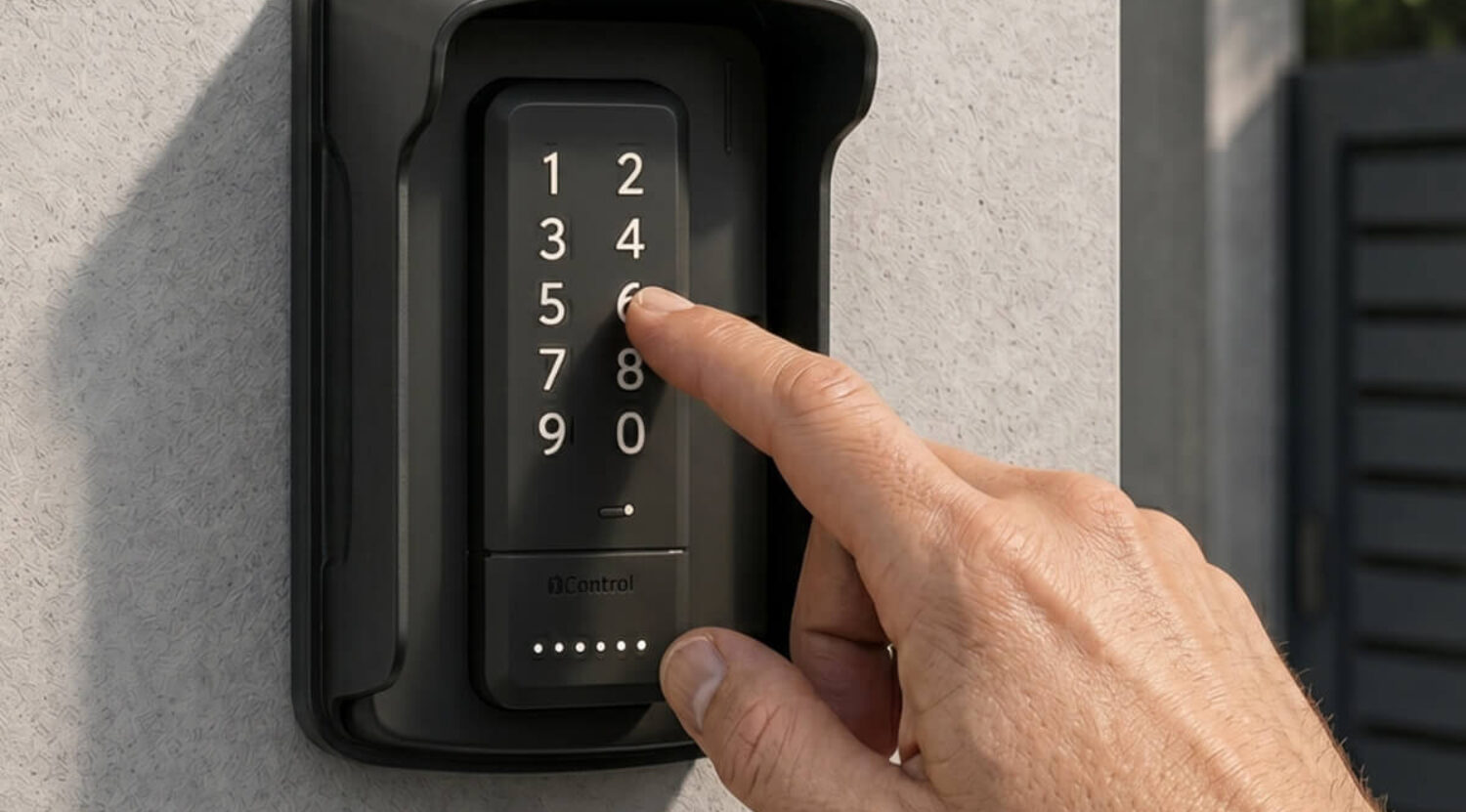 Alternative à la boîte à clés interdite : clavier connecté 1Control PAD avec code PIN pour les voyageurs