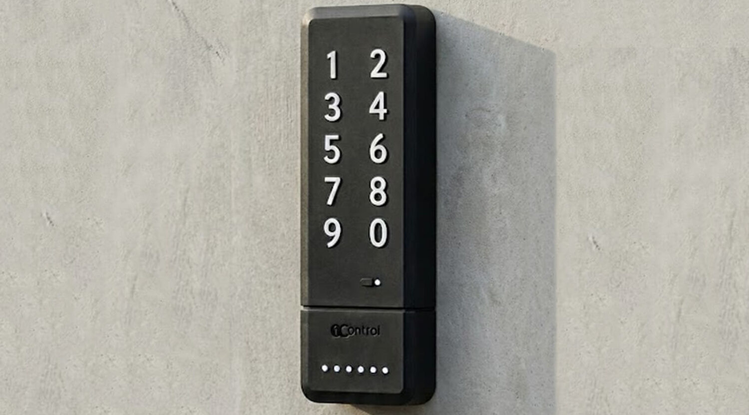 Clavier à code sans fil 1Control PAD avec PIN pour les voyageurs d'une location saisonnière
