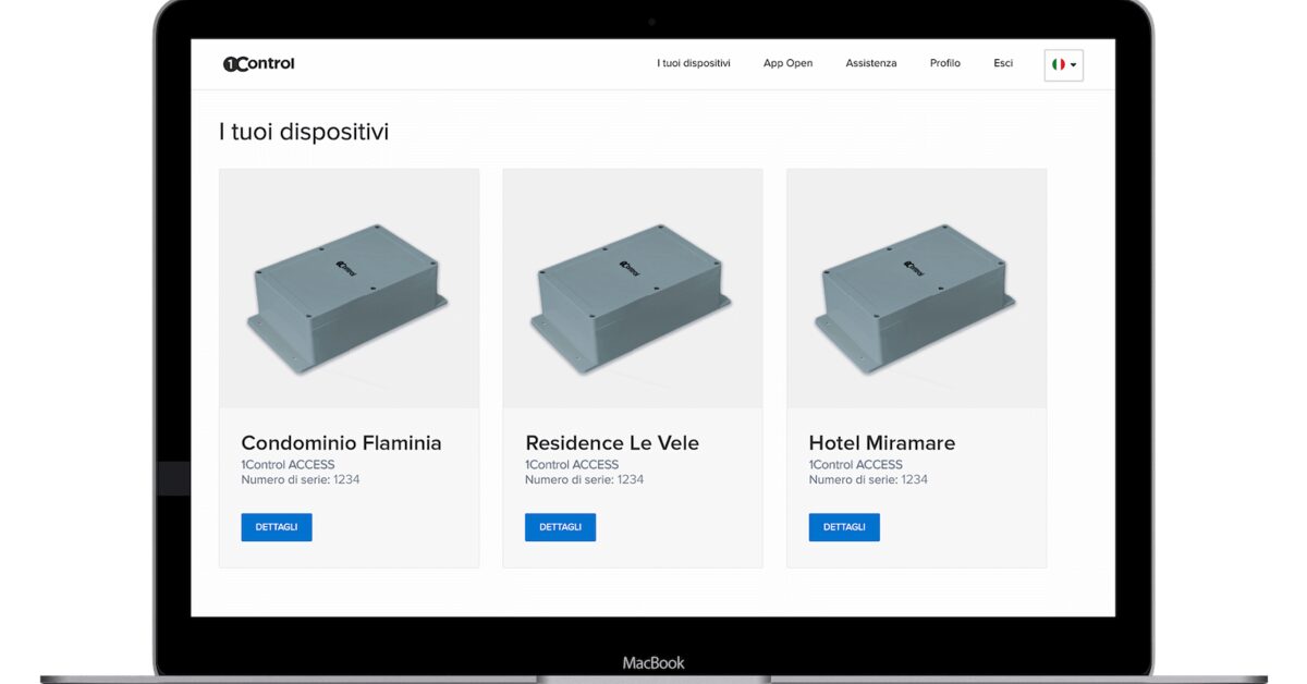 Controllo accessi coworking: apertura degli ingressi da smartphone con 1Control ACCESS