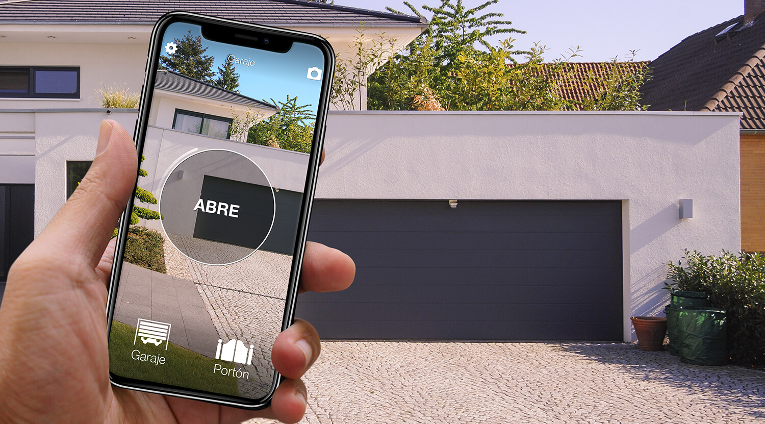 Abrepuertas inteligente 1Control SOLO: abrir cancela automática desde el smartphone