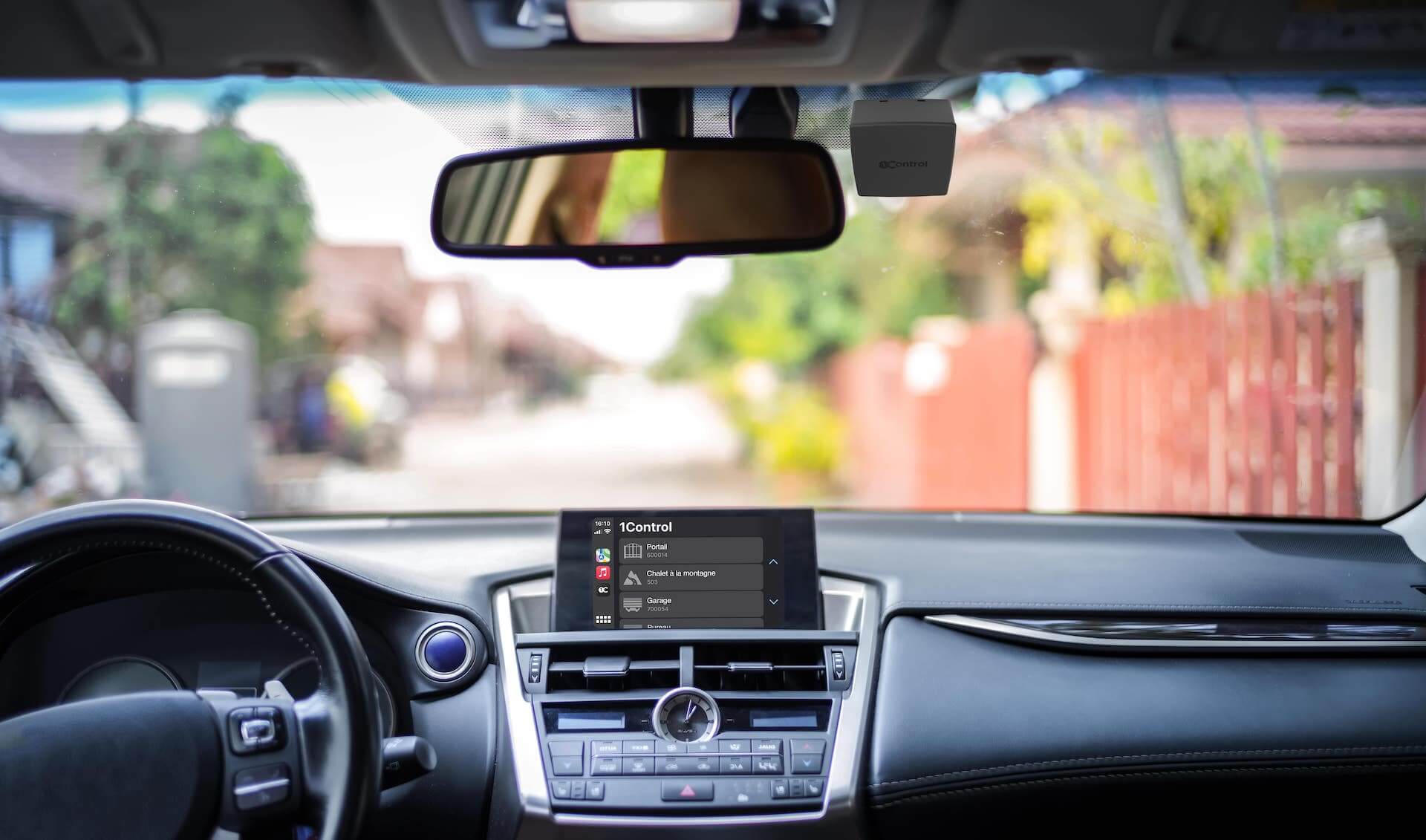 1Control SOLO AUTO pour ouvrir plusieurs portails automatiques depuis la voiture