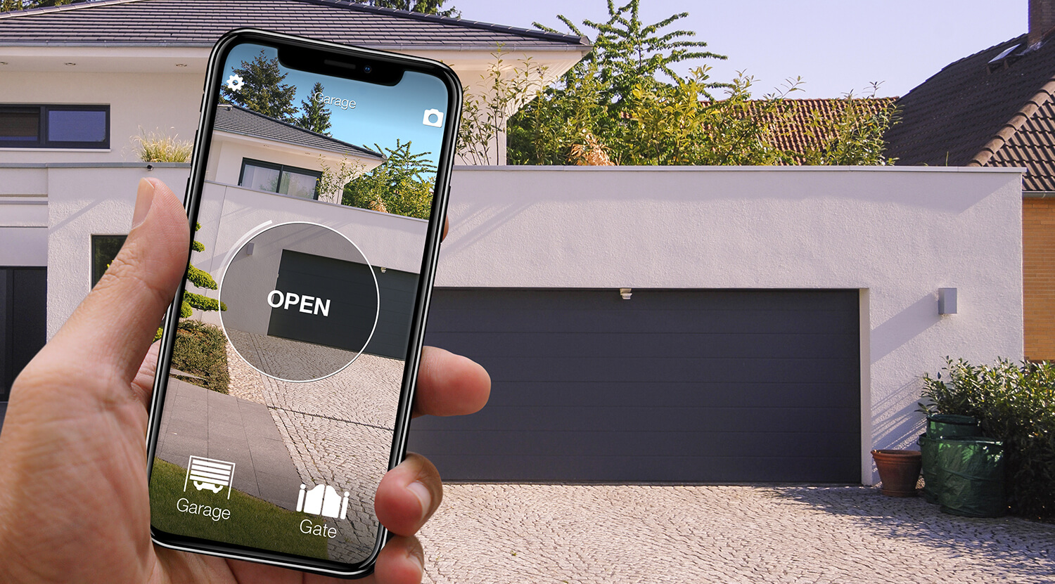 Smart gate opener 1Control SOLO: open your automatic gate from a smartphone