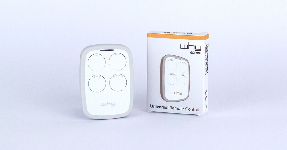 Mando universal 1Control WHY para cancela, garaje, basculante y barrera