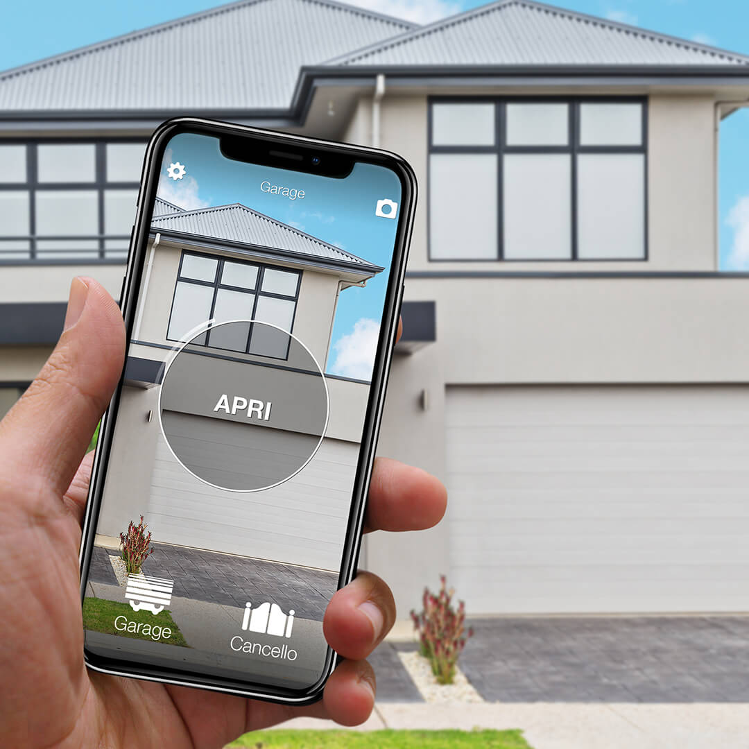 App aprire cancello automatico 1Control sullo smartphone per comandare l'automazione