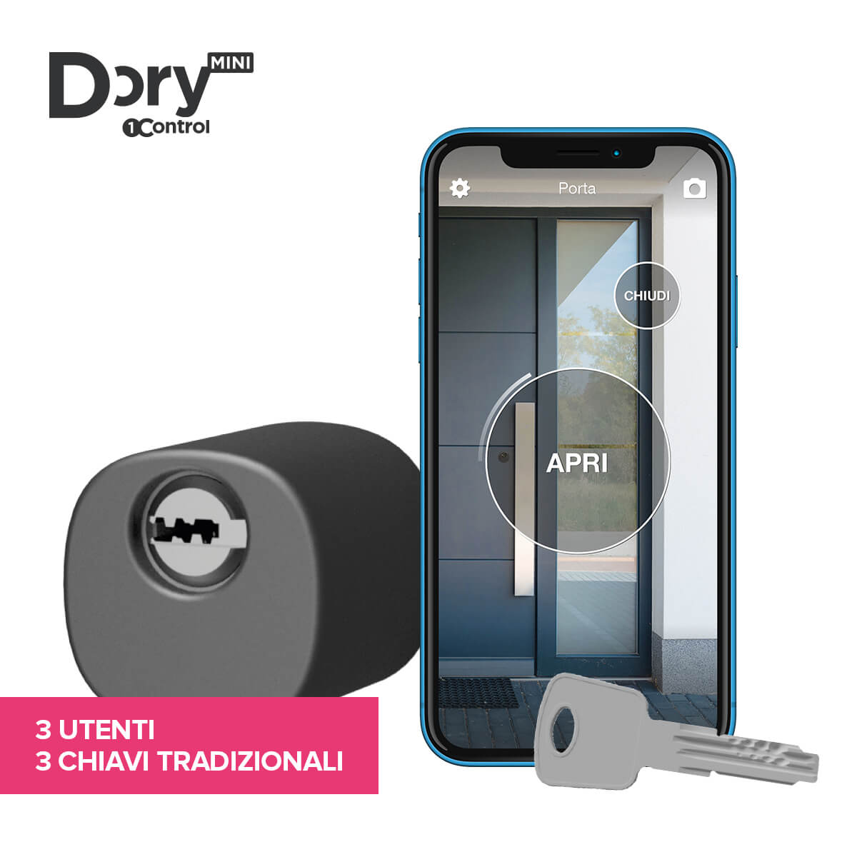 1Control DORY MINI serratura elettronica smart home