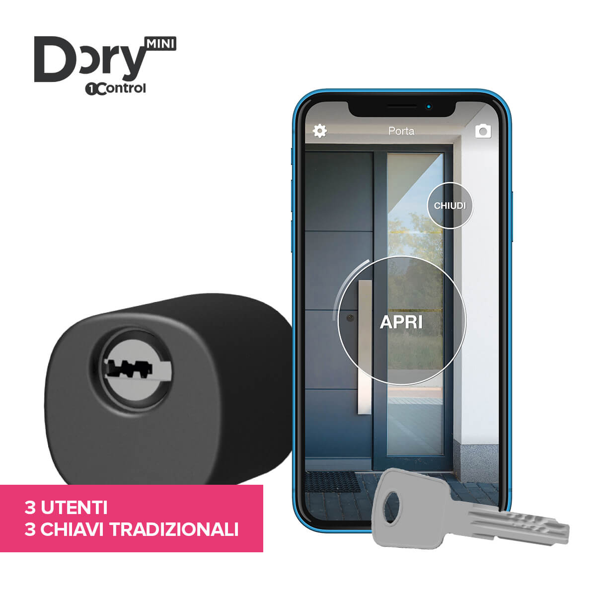 1Control DORY MINI serratura elettronica smart home