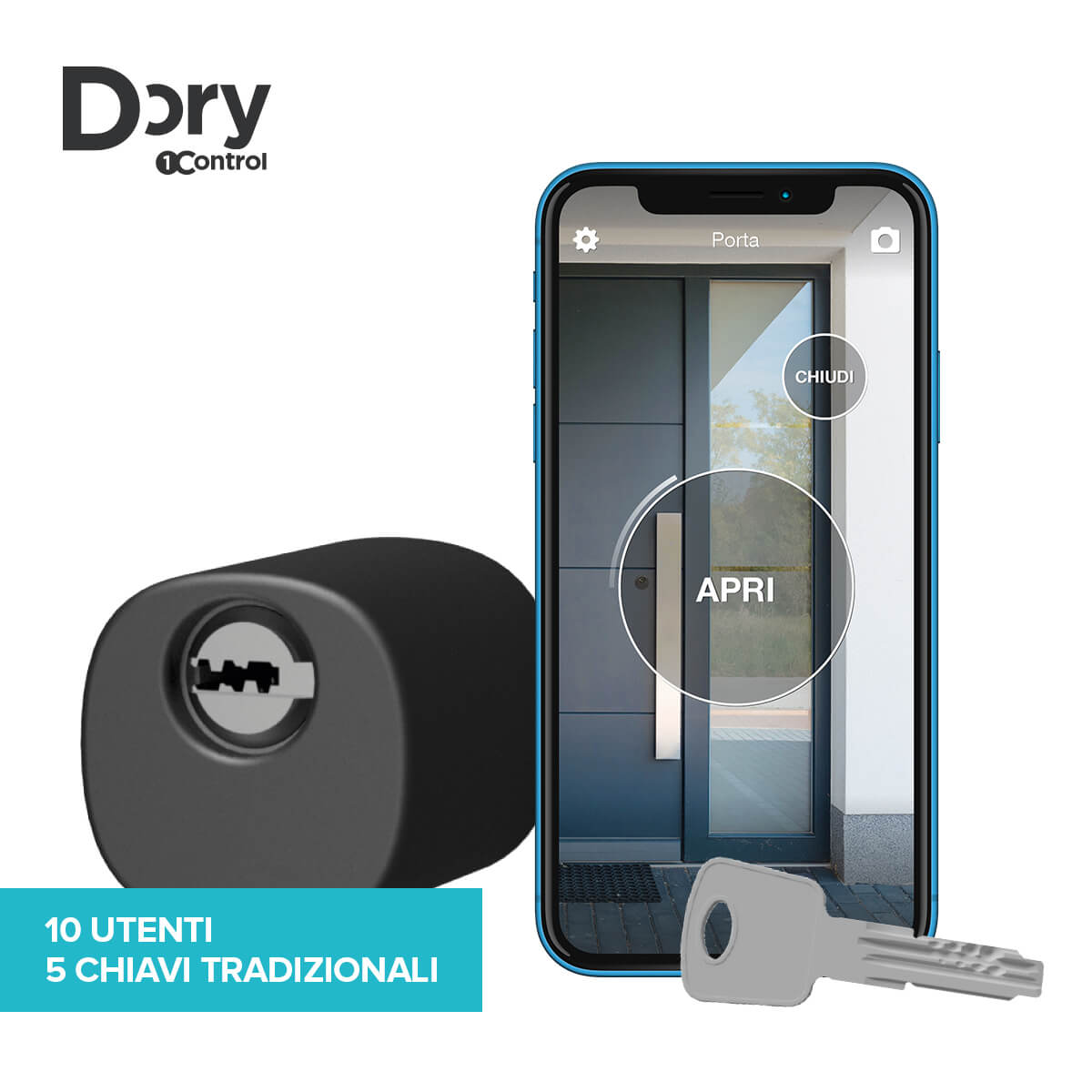 1Control DORY serratura elettronica smart home