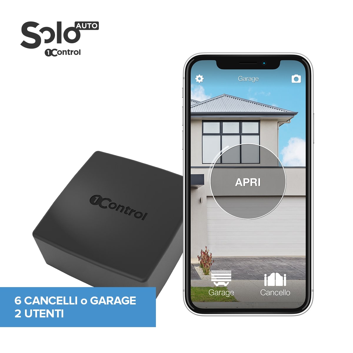 SOLO AUTO apri cancello da smartphone e auto
