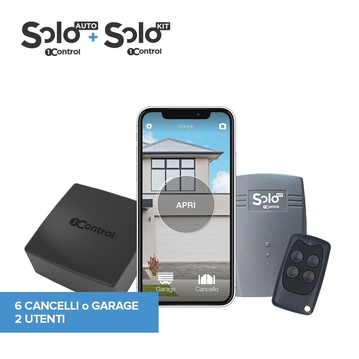 apricancello per smartphone SOLO AUTO + KIT