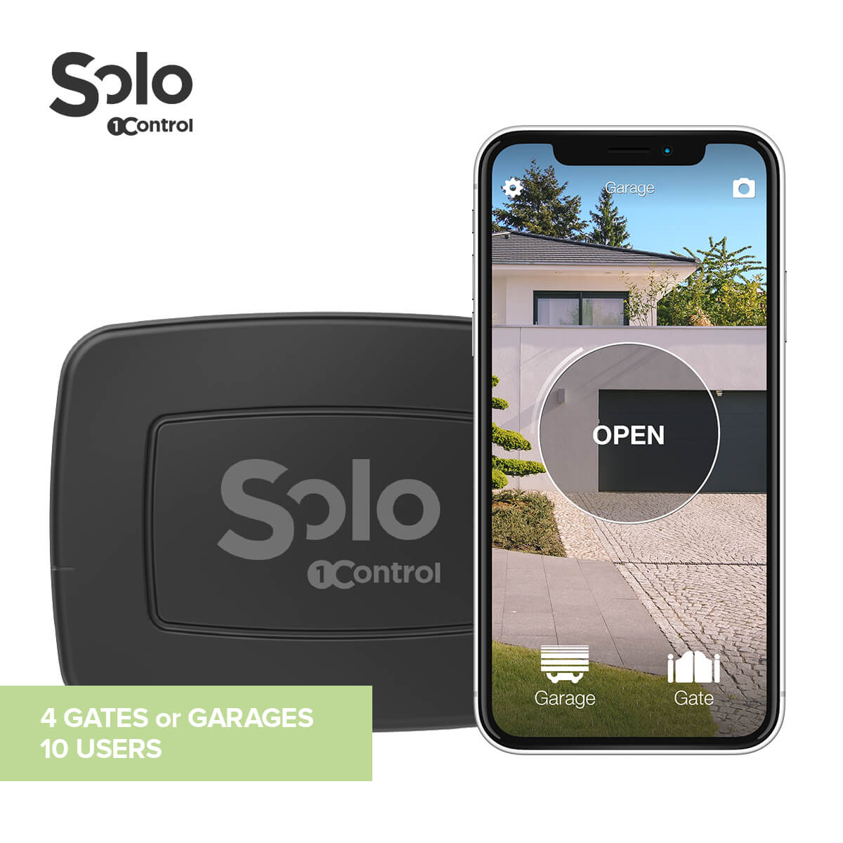 SOLO gate opener from smartphone