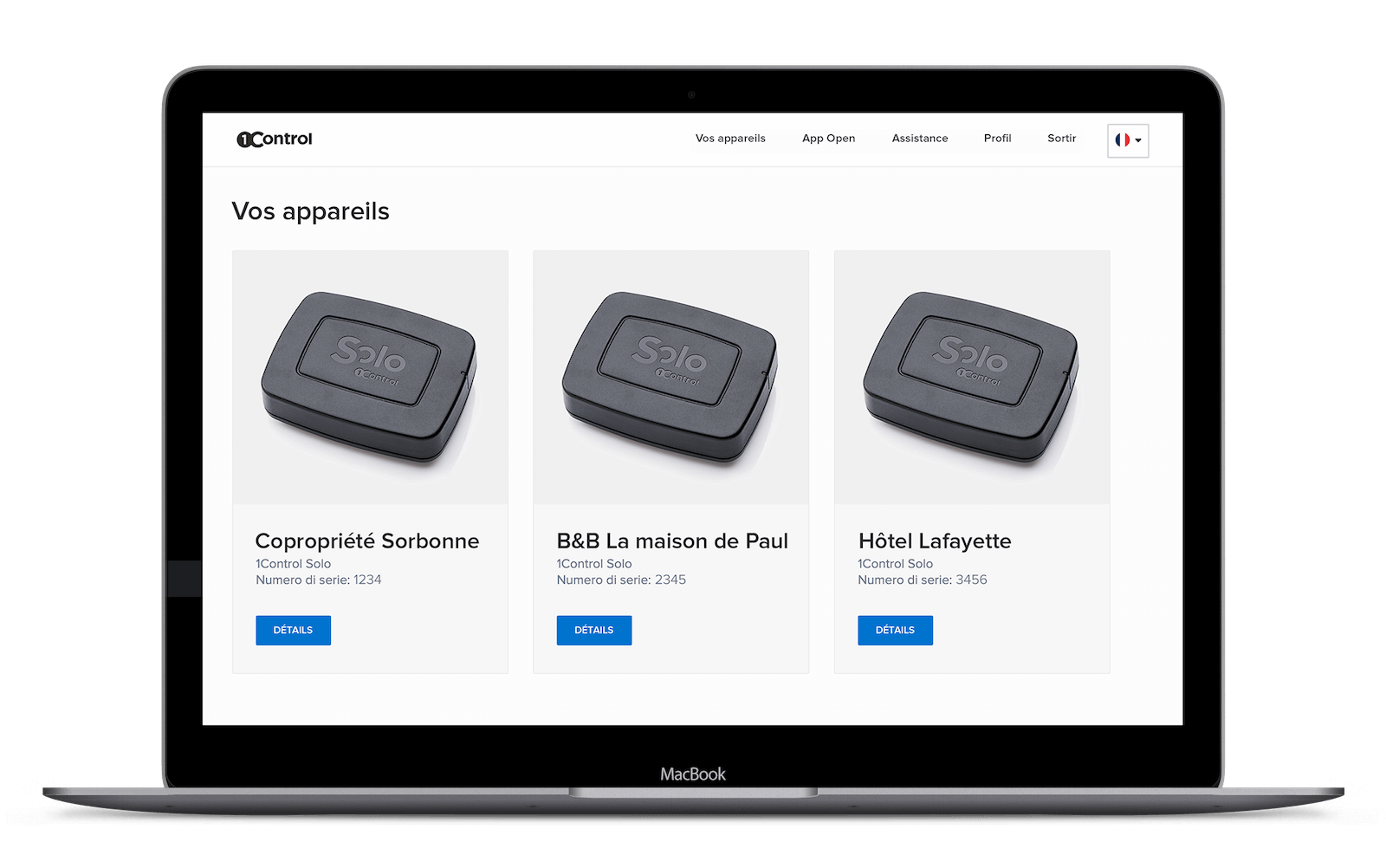 Côntrole acces des entrees de plusierurs copropriétés et succursales avec radiocommandes et smartphones