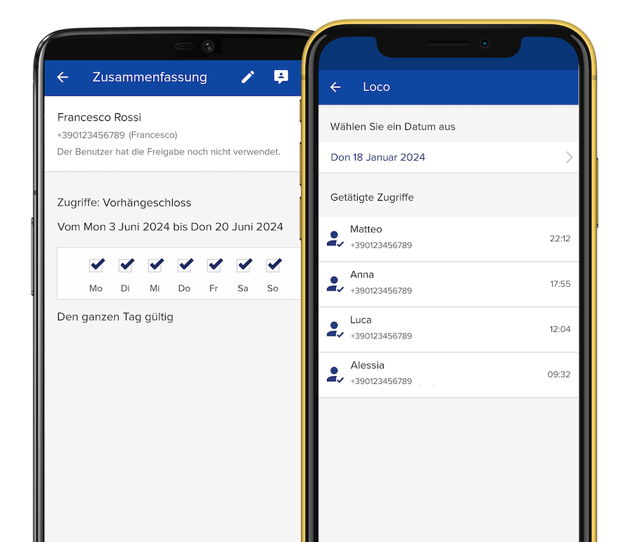 1Control LOCO - Smart Bluetooth Vorhängeschloss