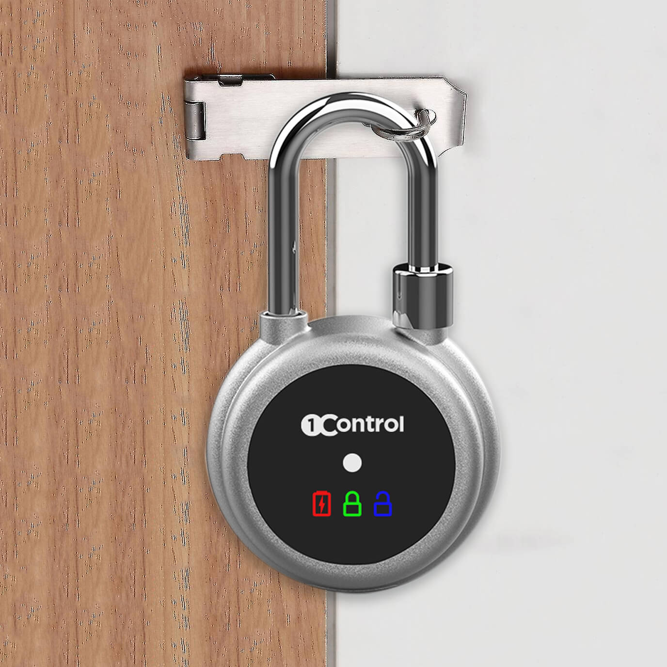 1Control LOCO - Openable bluetooth smart padlock with phone and smartwatch