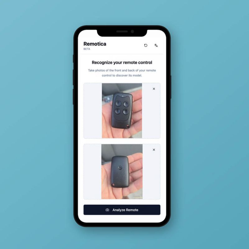 Remotica: l'intelligenza artificiale 1Control per il riconoscimento dei telecomandi