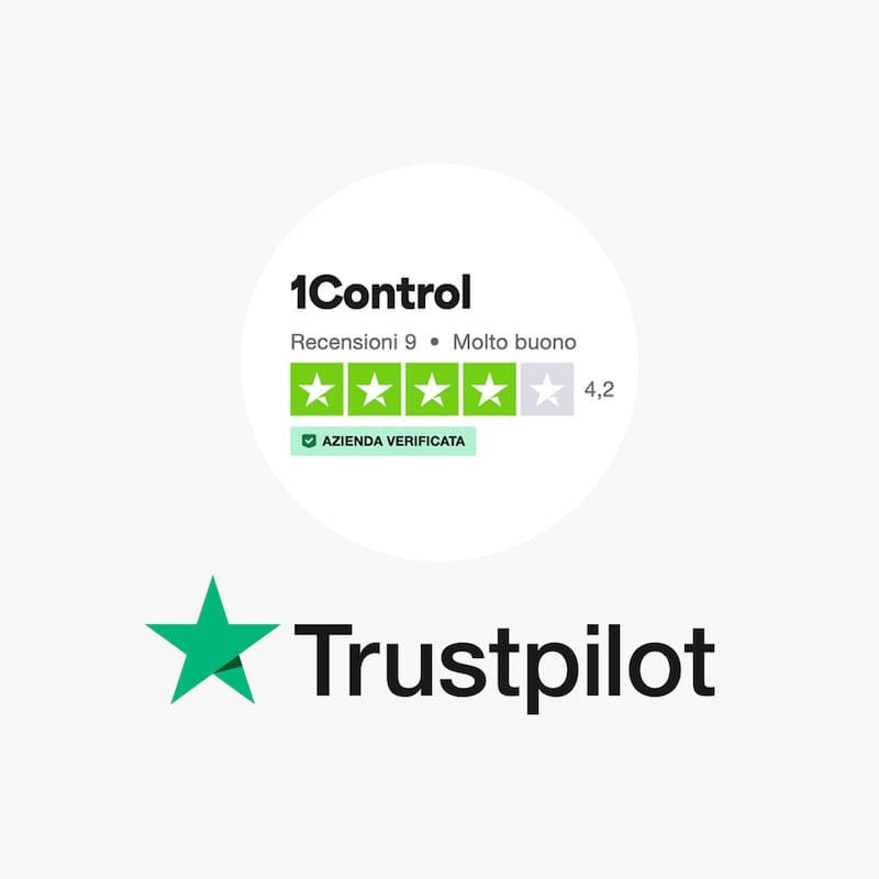 Account Trustpilot recensioni 1Control