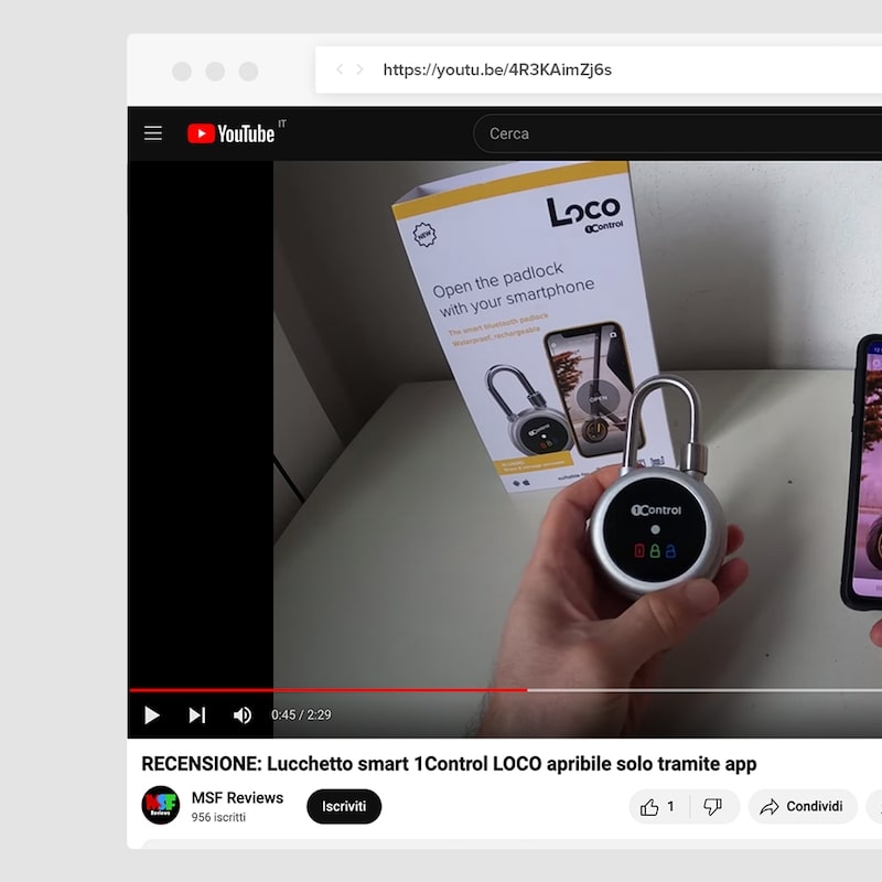Nuova video-recensione 1Control LOCO