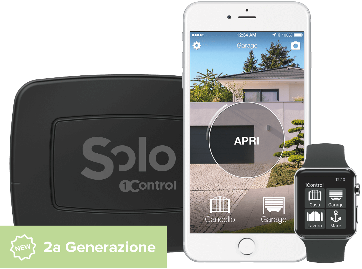 1Control SOLO - aprire cancello con lo smartphone