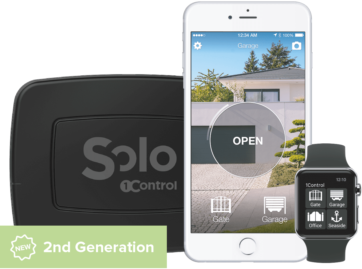1Control SOLO - open gate with smartphone