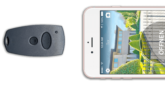 1Control SOLO - Öffnen das Tor mit dem Smartphone