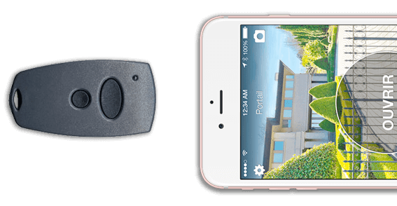 1Control SOLO - ouvrir portail avec le smartphone
